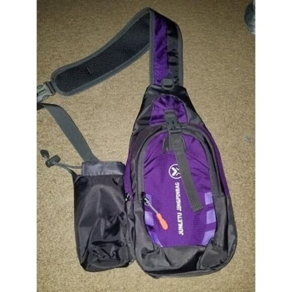 New Chest Crossbody Sling Backpack Bag Travel Bike Gym Daypack for Women Men